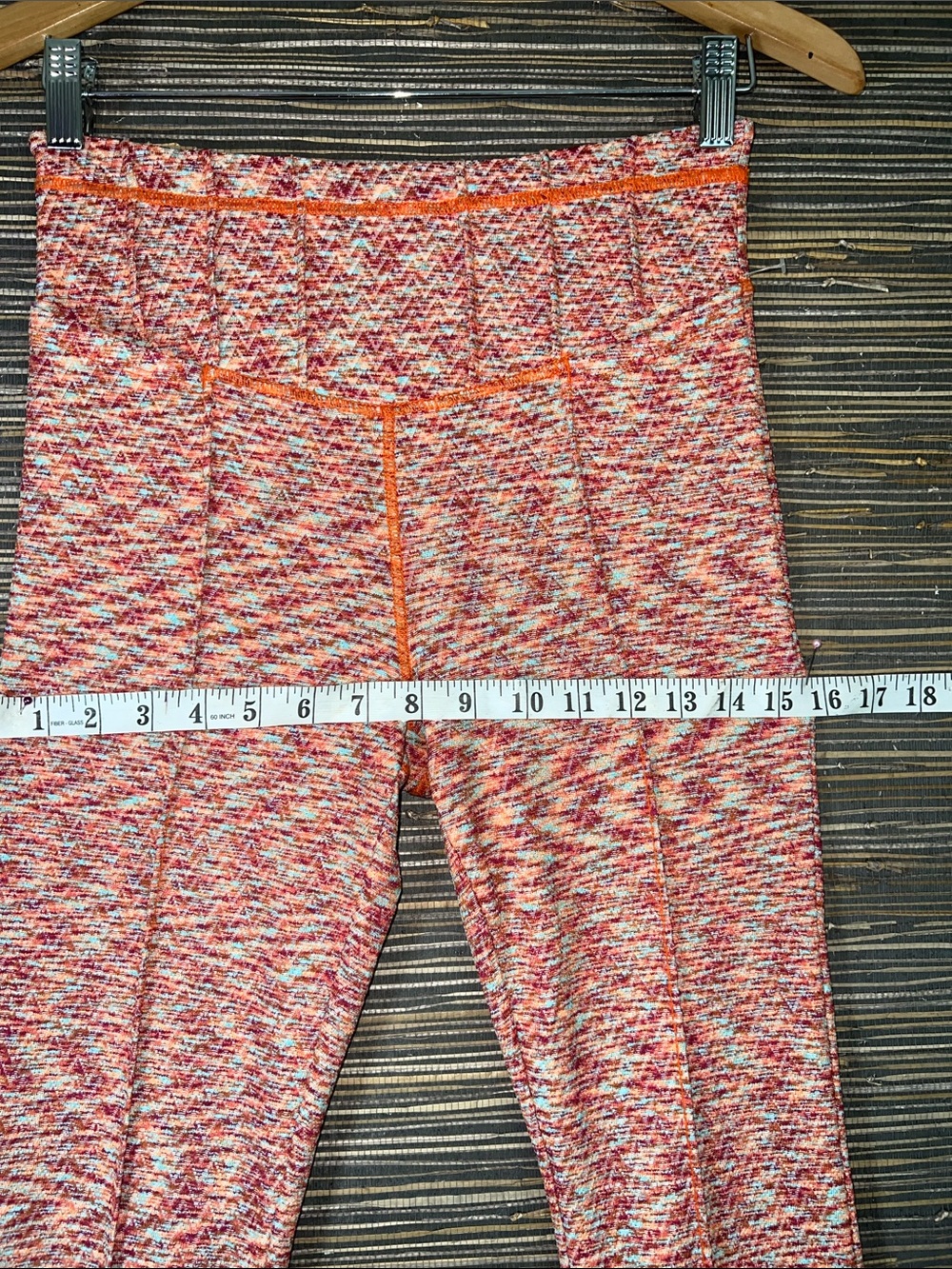 🆕 Free People Movement On it Flare Leggings Coral Pink Small Boho - Picture 10 of 16
